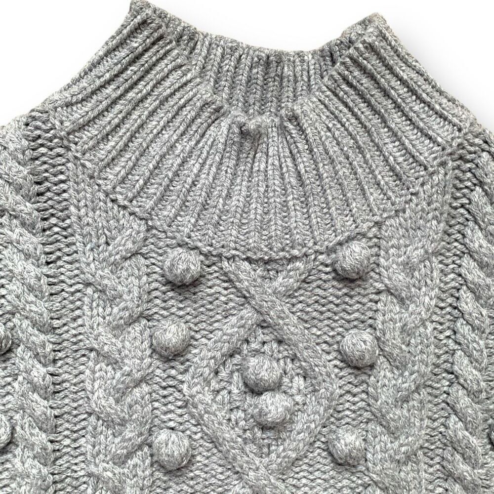 Wilfred Alps Sweater Vest Heather Dover Grey Wool Blend Pullover Neutral Knit - Picture 2 of 7
